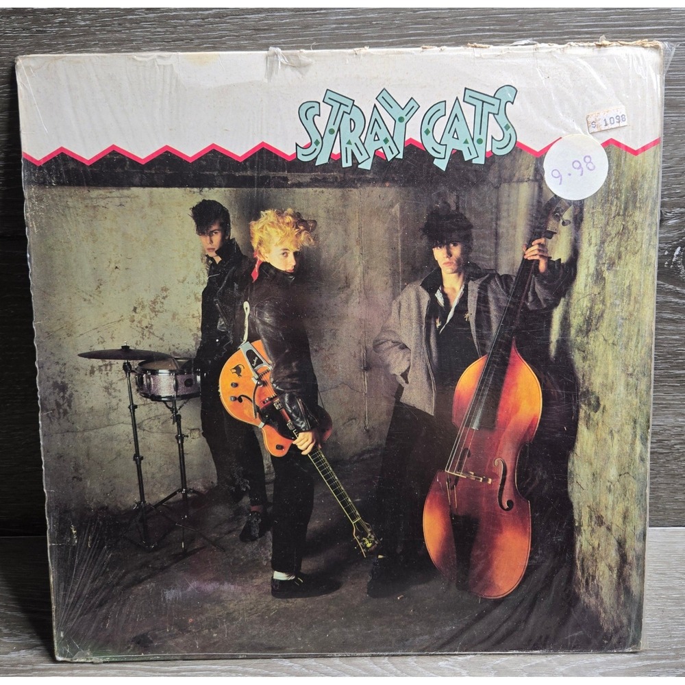 Stray Cats Self-Titled Debut Vinyl LP Record Arista Records 1981 England Tested